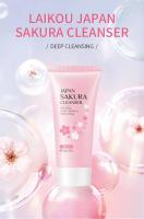 Crema de espuma Sakura Riche, limpieza profunda para rostro graso, crema hidratante suave con pimienta negra - details 3