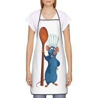 Unisex Ratatouille Remy con cuchara delantal adultos mujeres hombres Chef Tablier cocina para cocinar película animada pintura - details 31