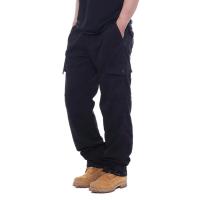 Pantalones cargo para hombre 100% algodón, cintura elástica, múltiples bolsillos, listos para aventuras al aire libre. - details 6
