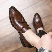 2025 zapatos de vestir de los hombres del estilo de la moda de los productos más vendidos, zapatos puntiagudos de cuero del banquete de boda - details 13
