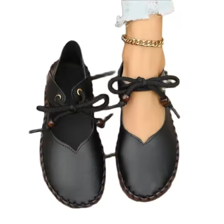 Zapatos planos informales para Mujer, zapatillas a la moda De verano, deportivas con cordones para caminar, para correr, novedad - 1