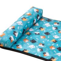 Estera plegable de seda de hielo para perros, alfombrilla refrescante impermeable para mantener el enfriamiento de gatos y mascotas, cama suave antideslizante para dormir para perros para todas las estaciones - details 3