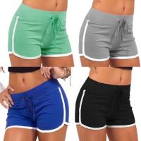 Pantalones cortos deportivos sexys estilo playero, pantalones cortos de retazos para vacaciones, pantalones cortos ajustados de cintura baja, pantalones de playa para mujer, ropa de calle de verano - details 0