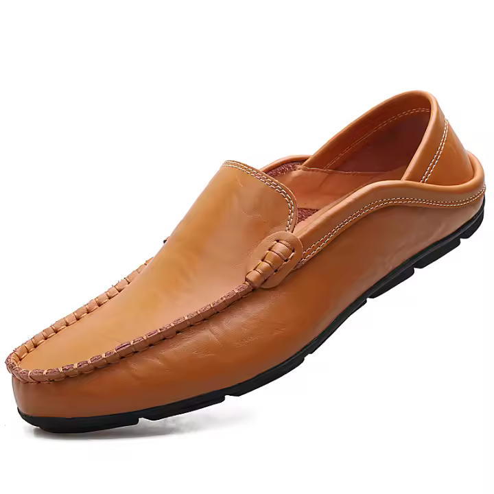 Mocasines casuales para hombre Slip Ons ligeros antideslizantes zapatos para caminar en la oficina para conducir en barco - 1