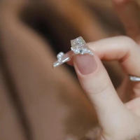 Uñas postizas rosas transparentes con borde brillante, decoración de uñas naturales irrompibles, uso sencillo para actuaciones en escenario - details 3