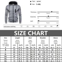Sudadera con Capucha de Mango Largo Moda Deportiva Casual para Hombres Viste de Polvo para el Frío - details 0