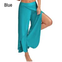 Pantalones de Yoga de Gasa Transpirable para Mujer Pantalones Sueltos Rectos de Color Sólido - details 4