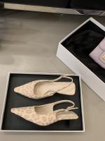 Nuevo stiletto tacones altos bolsa cabeza sandalias mujer francés con falda noche brisa vacío solo zapatos zapatos de mujer - details 19