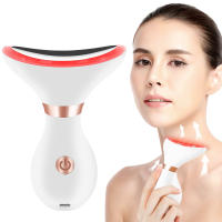 Dispositivo de belleza para el cuello, masajeador Facial para estiramiento de la piel, EMS, hine, doble mentón, LED, antiarrugas, 3 colores - details 7