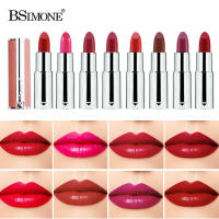 Bsimone Internet Celebrity Hot Velvet Matte Lipstick mate hidratante y no fácil de tocar taza maquillaje lápiz labial - details 0