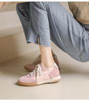 Aumento de altura interior 6 cm ballet zapatos de entrenamiento de las mujeres tamaño pequeño plataforma de cuero casual deportes Forrest Gump zapatos - details 4