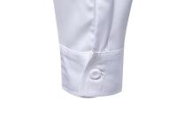 Camisa à manches longues brodée de fleurs pour hommes, chemises décontractées pour hommes, broderie exquise, monocromática, oficina de negocios, fiesta, boîte de noche, printemps - details 9