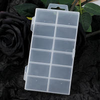 Organizador de puntas de uñas vacío, estuche de almacenamiento de uñas translúcido duradero para entusiastas de la manicura - details 6