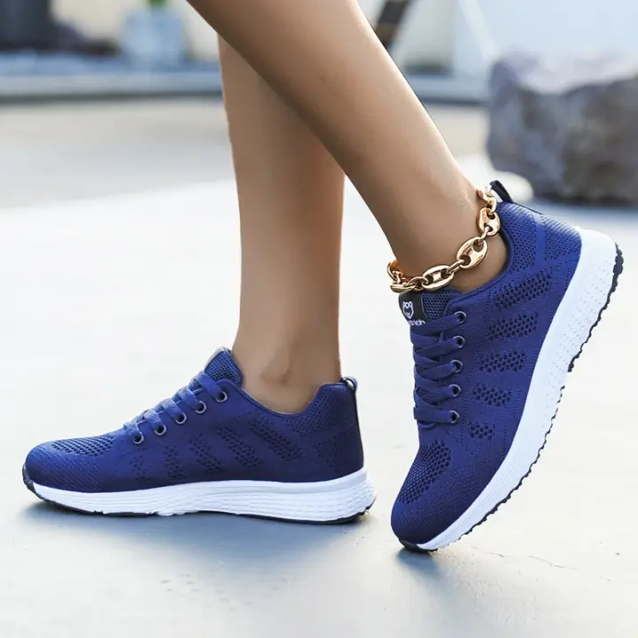 Zapatillas Deportivas Ligeras y Transpirables para Mujer Zapatos de Malla Cómodos para Exteriores - 1
