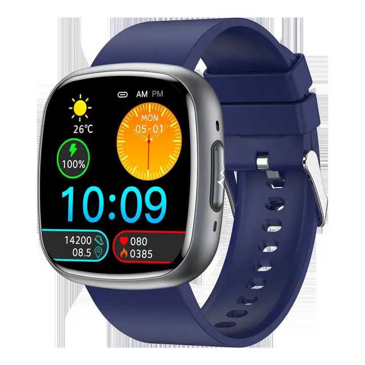 Relojes inteligentes hombre mujer Bluetooth deporte ritmo cardíaco presión arterial reloj - 1