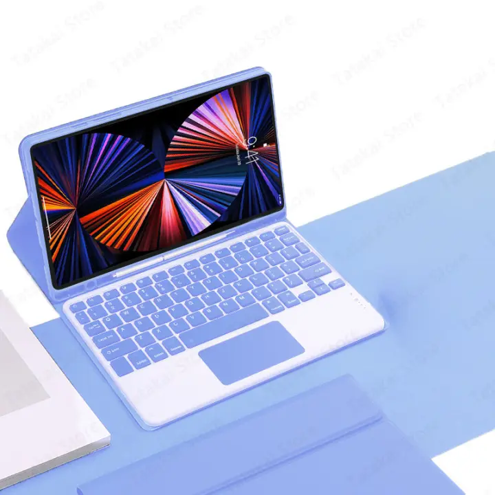 Funda con teclado táctil en español para iPad Air 2, Funda con teclado de 9,7 pulgadas para iPad 6 De Generación 5. ª y 6. ª Generación Pro de 9,7 pulgadas - 1