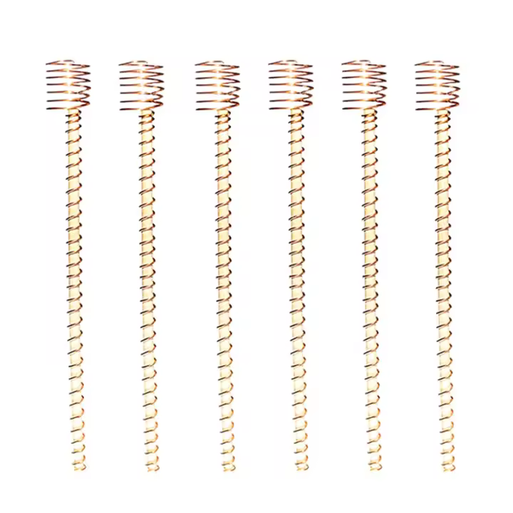 Paquete de 6 antenas de bobina de cobre para jardinería, electrocultivo para cultivo de plantas de jardín, verduras con bobinas de Electro cultivo - 1