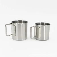 Taza de acero inoxidable plegable para acampar al aire libre, mosquetón portátil, tazas de Camping para el hogar, tazas de bote - details 13