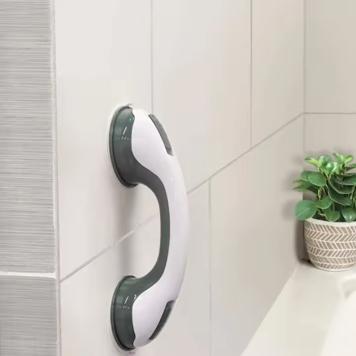 Mango de seguridad para ducha, soporte antideslizante para inodoro, barra de agarre segura para baño, ventosa al vacío, pasamanos - 1