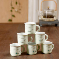 Taza maestra de cerámica de celebridades de Internet, juego de Kung Fu con orejas, tamaño, tazón de té, taza para beber en el hogar - details 1