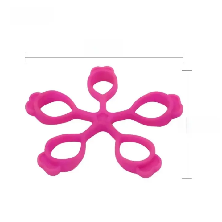 Nuevo Expansor De Dedos De Silicona Entrenador De Resistencia De Mano Y Muñeca Anillo De Agarre Fitness Para Ejercicios De Fortalecimiento - 1