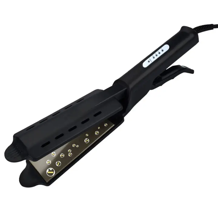 Plancha de Pelo de Cerámica de Tourmalina Iónica Portátil Configuración de Temperatura de cuatro velocidades Alisador de Cabello Plano Certificado CE - 1