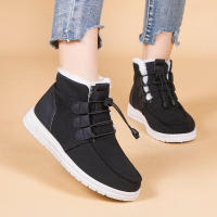 5 pares de zapatos de nieve de un pedal con banda elástica para estudiantes cálidos de tubo medio de algodón - details 14