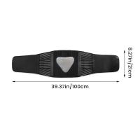 Faja Lumbar para el dolor de espalda baja, cinturón de soporte Lumbar ajustable, ejercicio transpirable, cinturón de soporte de cintura - details 6