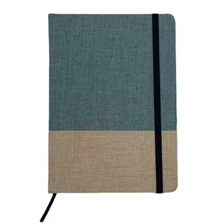 Cuaderno de empalme de tapa dura A5 sobre lienzo - 1