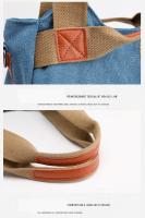 Bolso vintage de un hombro de mujer, bolso de lona de gran capacidad, bolso de mujer - moda - details 7