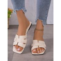 Sandalias planas informales de moda para mujer, ropa versátil para exteriores, zapatillas planas para usar afuera - details 9