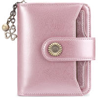 Billetera de mujer de cuero, función RFID corta para mujer, mini billetera cero, paquete de tarjeta de crédito - details 7
