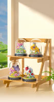 Bloques de construcción de bonsái para niños, abeja, mariposa, flor, planta de insectos, modelo en maceta, ladrillos con cubierta de polvo, juguete Diy, regalo de Navidad - details 6