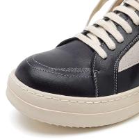 Nuevas zapatillas de deporte al por mayor para hombre, patines, zapatillas para mujer, talla grande 38-46, zapatos gruesos negros con cordones de cuero genuino, marca - details 1