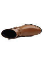 Botas con cremallera lateral de cabeza retro británica - details 14