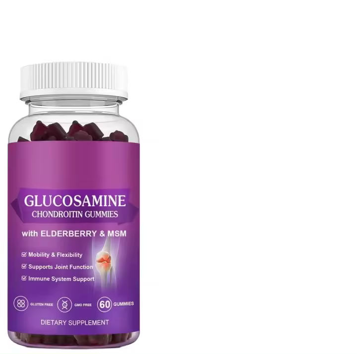 Gomas de Glucosamina Chondroitina 60 Cápsulas para Alivio de Dolor Articular - 1