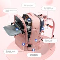 Bolso bandolera para mujer, gran capacidad, multifuncional, clasificación, húmedo y seco, viaje de negocios, corta distancia - details 0