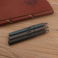 Pluma estilográfica de plástico negro mate 860, punta EF, papelería verde esmerilado, material escolar y de oficina, bolígrafos de tinta, 1 ud. - details 2