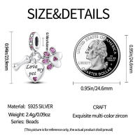 Pulsera Fit Original de 3mm en Plata Esterlina S925 con Pluma de Dreamcatcher y Cuentas DIY para Mujeres Joyería Fina de Cumpleaños - details 20