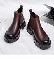 Botines de cuero PU de alta calidad para hombre, talla grande, para banquete de boda, Oxford, otoño e invierno, tallas 38-44 - details 2