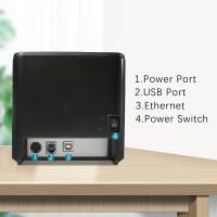 Xprinter-Impresora térmica de recibos de corte automático, máquina de impresión POS de cocina de 80mm, USB, LAN, compatible con Mac y Windows - details 5