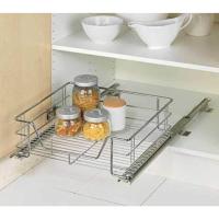 Cestas organizadoras extraíbles para muebles de cocina, metal - details 1
