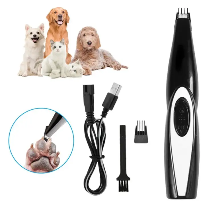 Cortadora de pelo profesional recargable por USB para mascotas, Kit de aseo para perros y gatos - 1