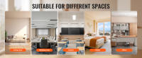 SucceBuy Soporte multimedia AV, para reproductores de DVD, decodificadores de cable, gabinete de almacenamiento de medios de altura ajustable para juegos, sala de grabación - details 4