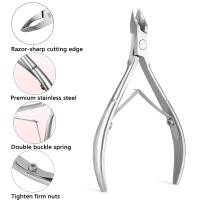 Alicate para cutículas, cortador y removedor profesional de la cutícula del acero inoxidable para la piel muerta y la cutícula - details 4