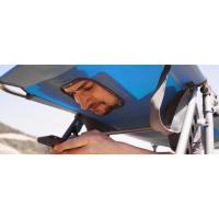 face arm hole tanning chair