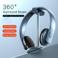 -Auriculares Bluetooth con reducción de ruido, dispositivo de audio con micrófono HD para juegos, Sonido Envolvente 3D, música HiFi, baja latencia, Android e IOS - details 0