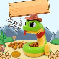 Juguete eléctrico de serpiente de cascabel: aterrador y complicado, ideal para juegos de fiesta, juego de fiesta de cazador de oro de serpiente de cascabel hambriento para niños y niñas - details 1