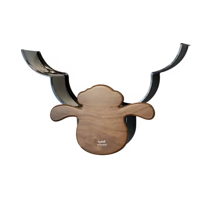 Portarrollos de plástico para inodoro con forma de oveja, estante de almacenamiento de pañuelos para colgar en la pared, ahorra espacio, capacidad para 12 rollos, portarrollos de toalla, accesorios para el hogar - 1