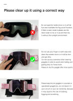 Gafas magnéticas polarizadas de doble capa para hombre y mujer, lentes de esquí antiniebla, UV400, para Snowboard, novedad de 2024 - details 63